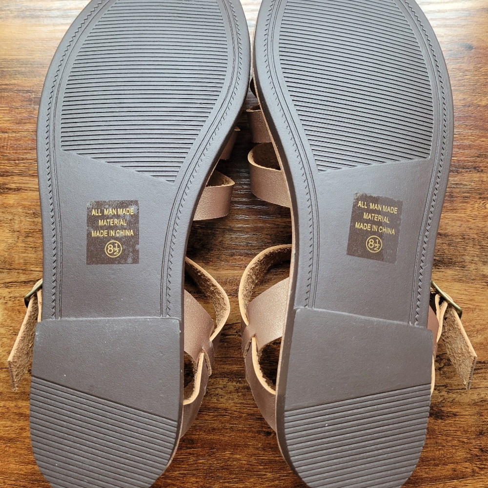 SODA Sandals brown and rose gold - Picture 3 of 4
